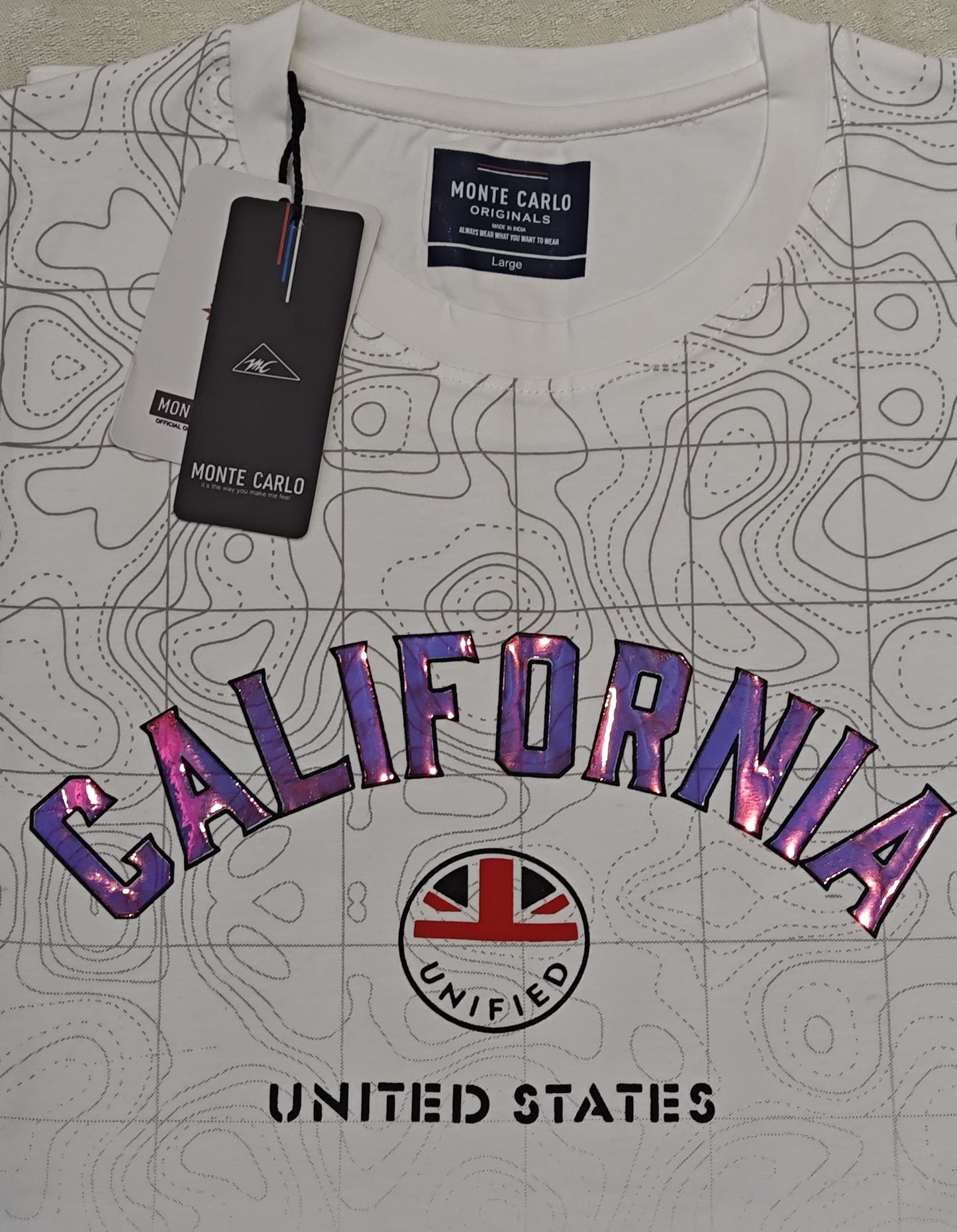 MONTE CARLO Men's Cotton T-Shirt