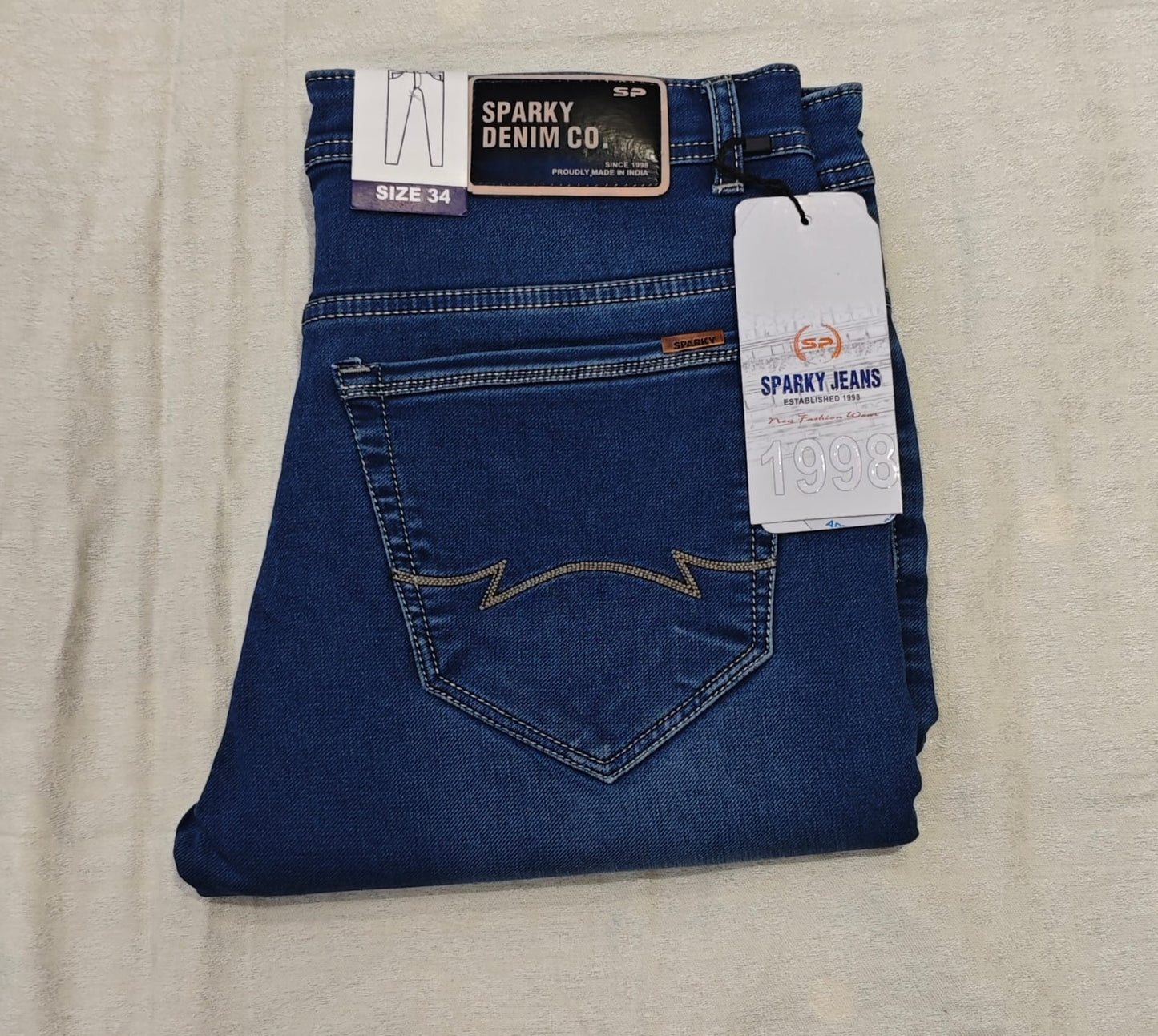 SPARKY Men's Narrow Fit Denim | Narrow Fit Jeans For Men