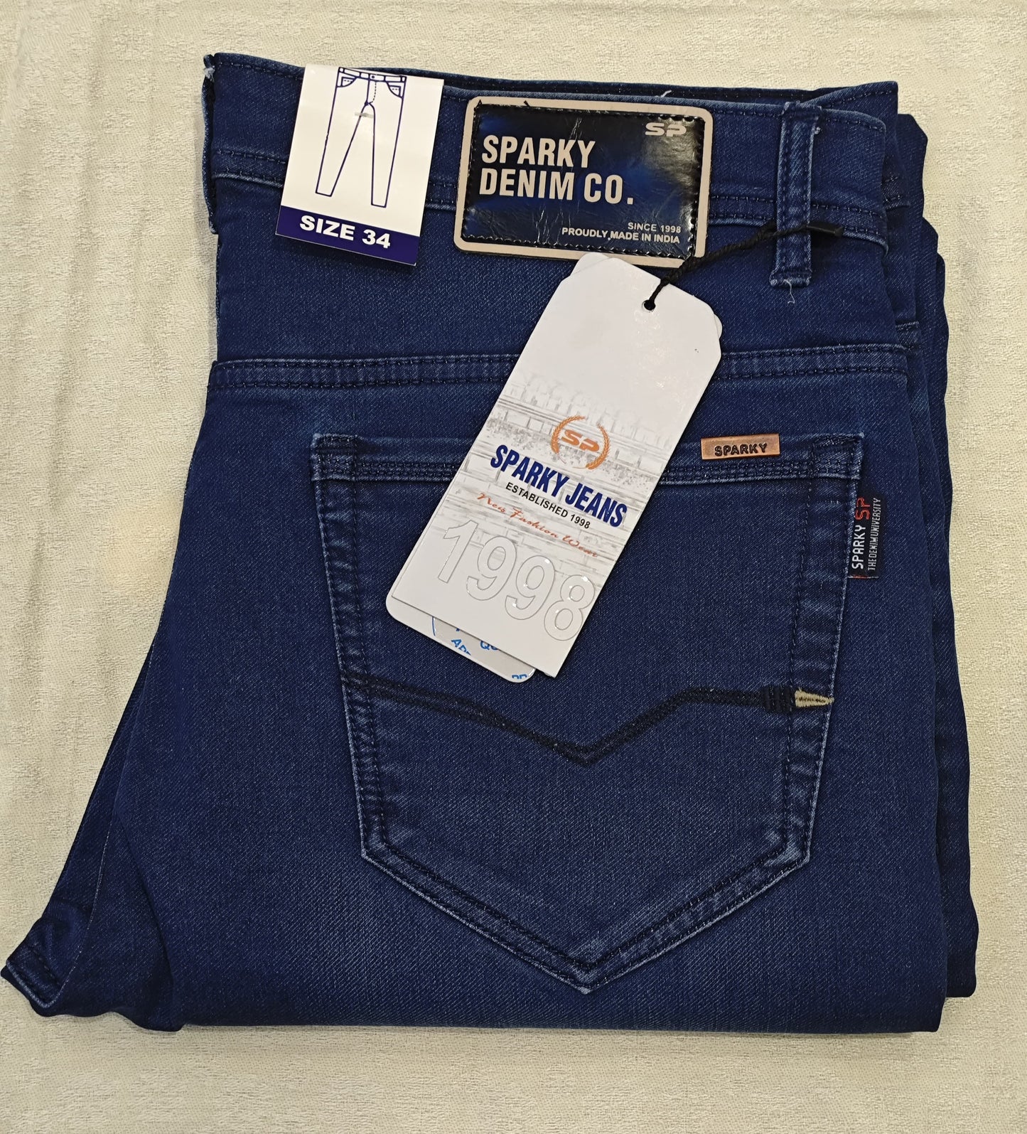 SPARKY Men's Narrow Fit Denim | Narrow Fit Jeans For Men