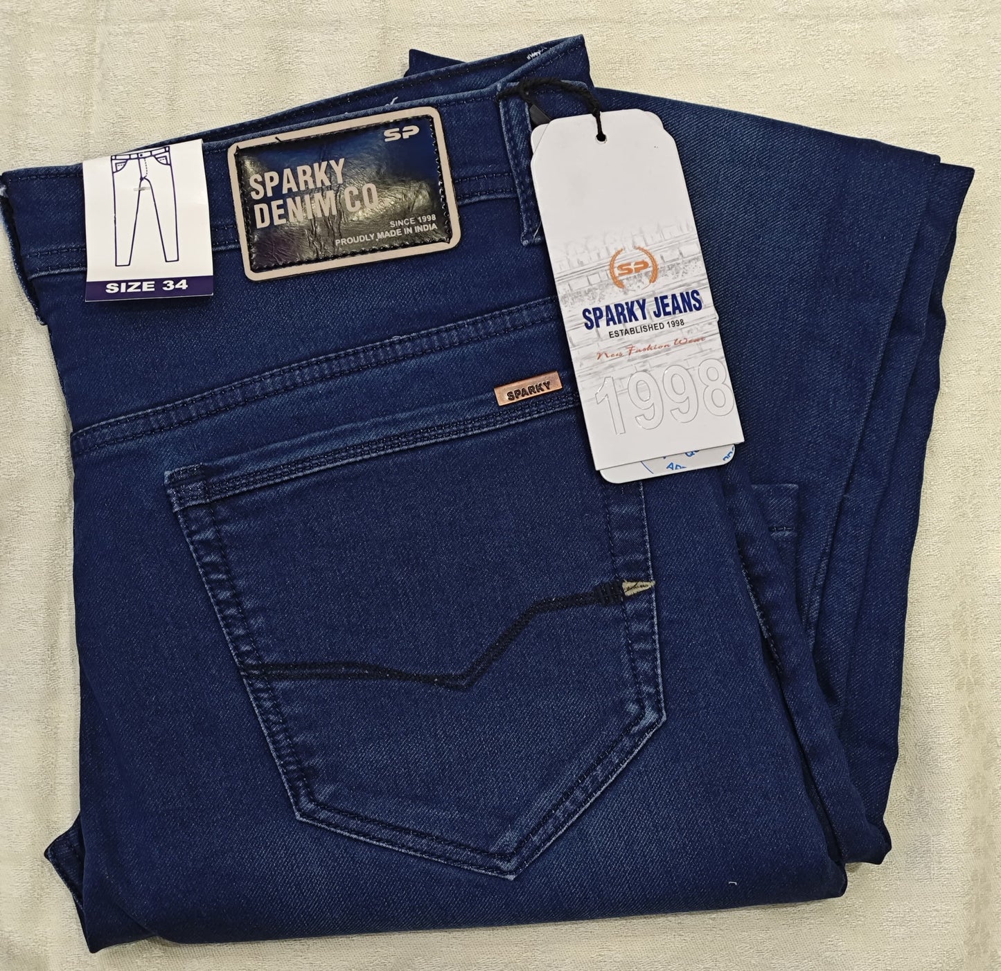 SPARKY Men's Narrow Fit Denim | Narrow Fit Jeans For Men